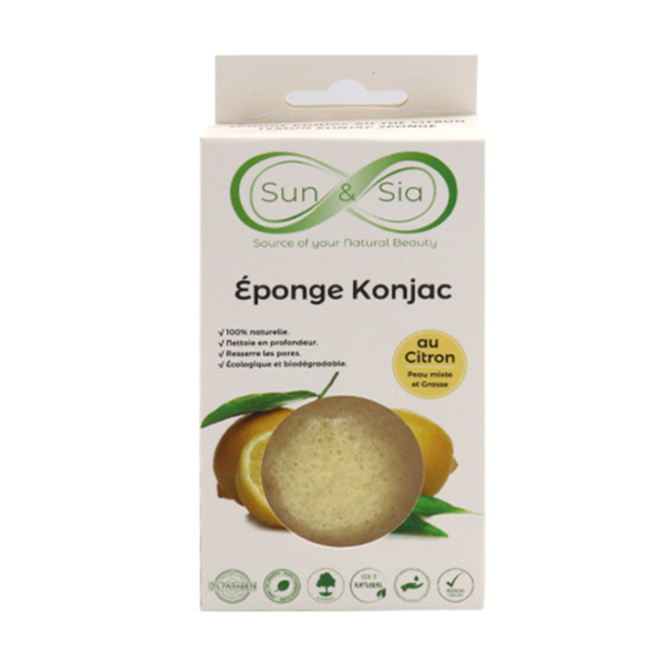 Eponge konjac au citron